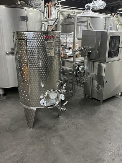 New Stock Letina 158 Gallon / 600L Variable Capacity Jacketed Storage Tank