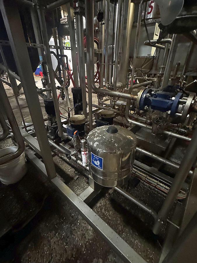 Used 2019 COROSYS FPS/HWD 45 HOT WATER DEAERATION & FLASH PASTRURIZATION SYSTEM