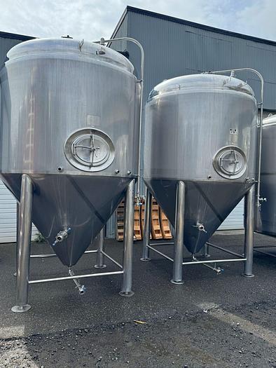 Used (2) available - Used PBST 60 bbl Jacketed Fermenter