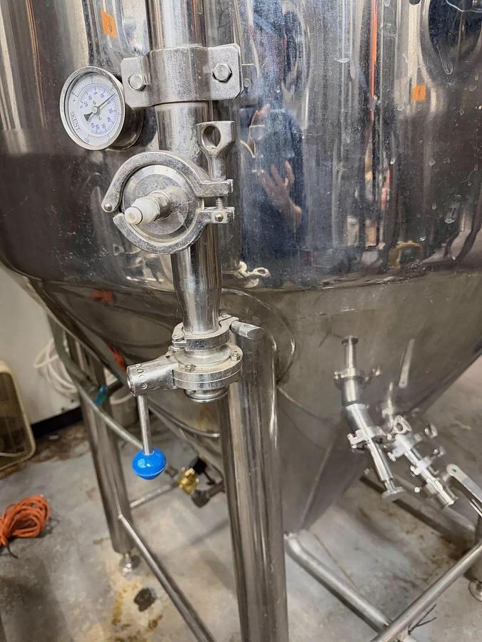 Used (2) Available - GW Kent 10 bbl / 310 Gal Jacketed fermenter / storage tanks