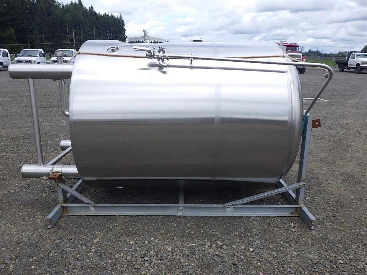 Used (2) Available - Previously sold 20 bbl/2500L/660Gal jacketed brite tank