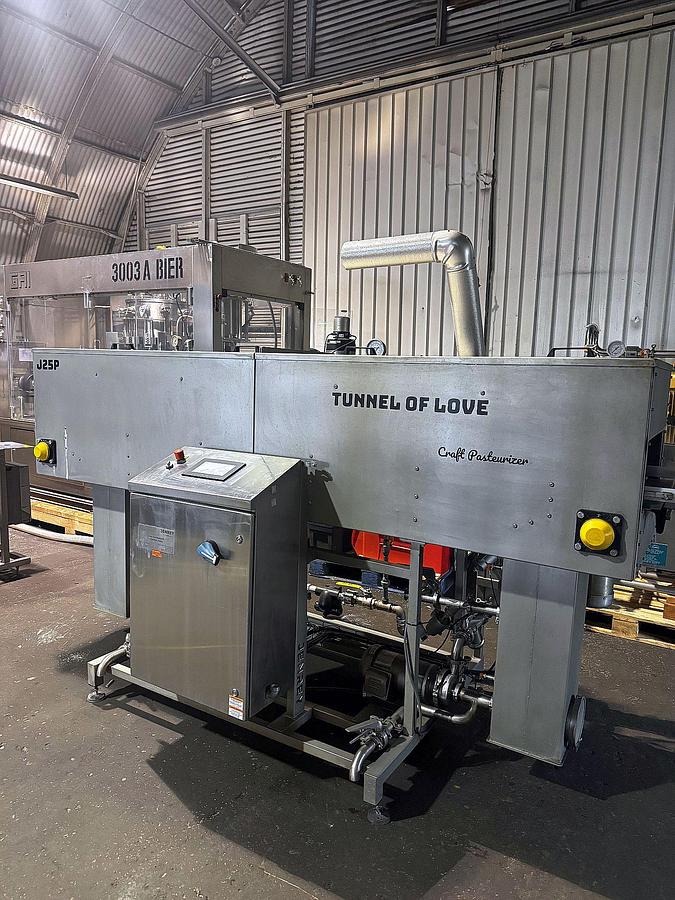 Used Used Jenrey J25P Tunnel Pasteurizer