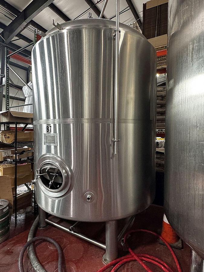 Used (3) available - Used BSV 60 bbl/ 1860 Ga  Jacketed  Brite Tank