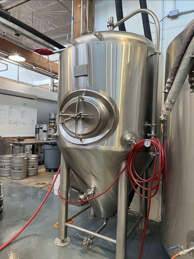 Used (2) Available - Used BSV (Blackstone) 10 bbl/310 Gal Jacketed Unitank Fermenters