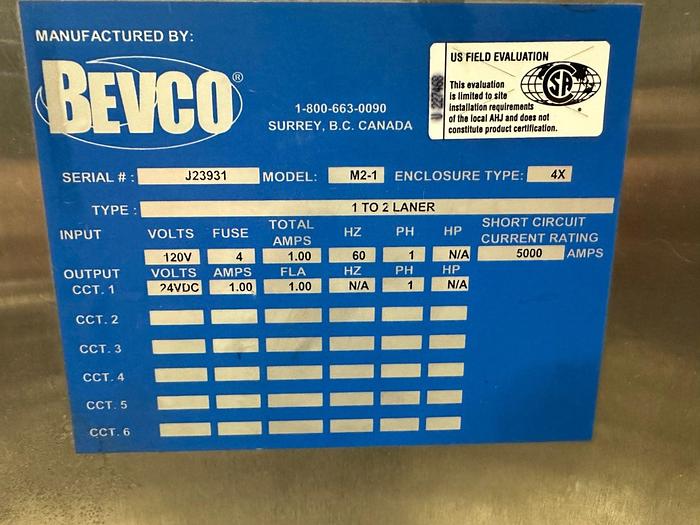 Used 2016 BEVCO Splitter/Laner M2-1