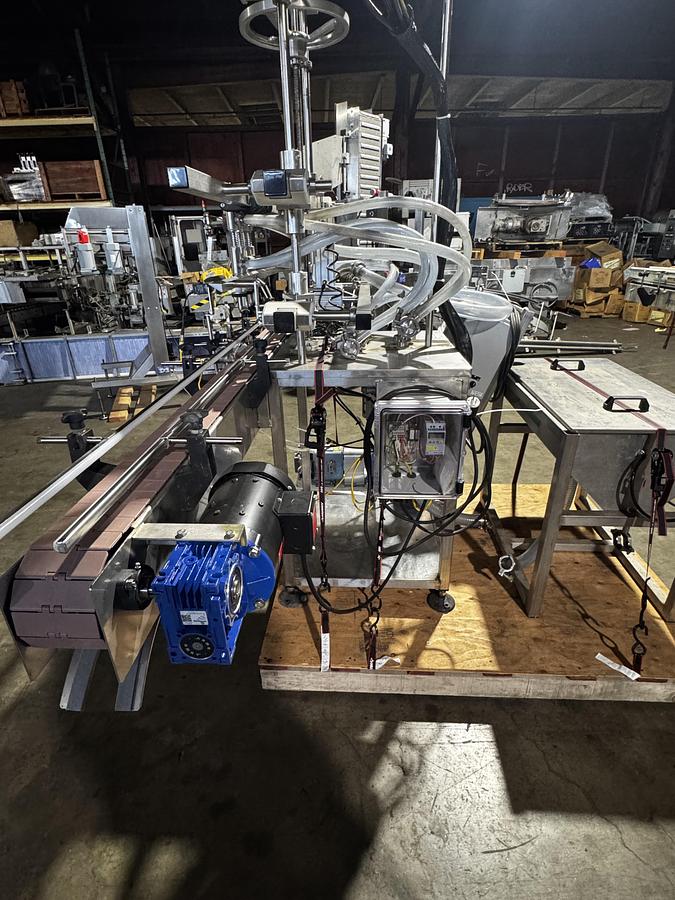 Used Inline Filling Systems Inline 4 Head Filler