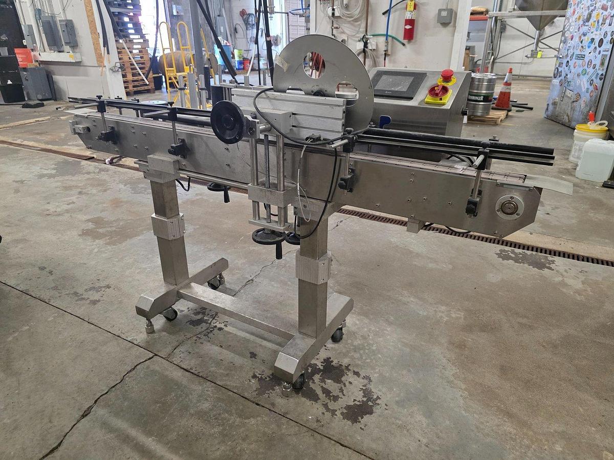 Used Used Pack Leader Model PL501 inline labeler