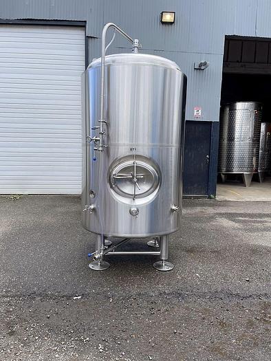 Used Used Premier Stainless 20 bbl / 620Gal Jacketed Brite Tank
