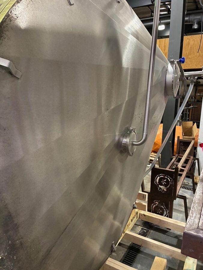 Used (3) Available - Used Vance Metals 3200 gallon Fermenter/Stoarge/Blend tanks