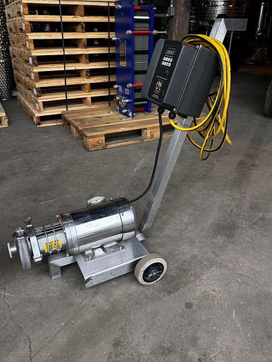 Used (2) available - Used CPE C114MD cart mounted centrifugal pumps - 1hp and 1.5hp