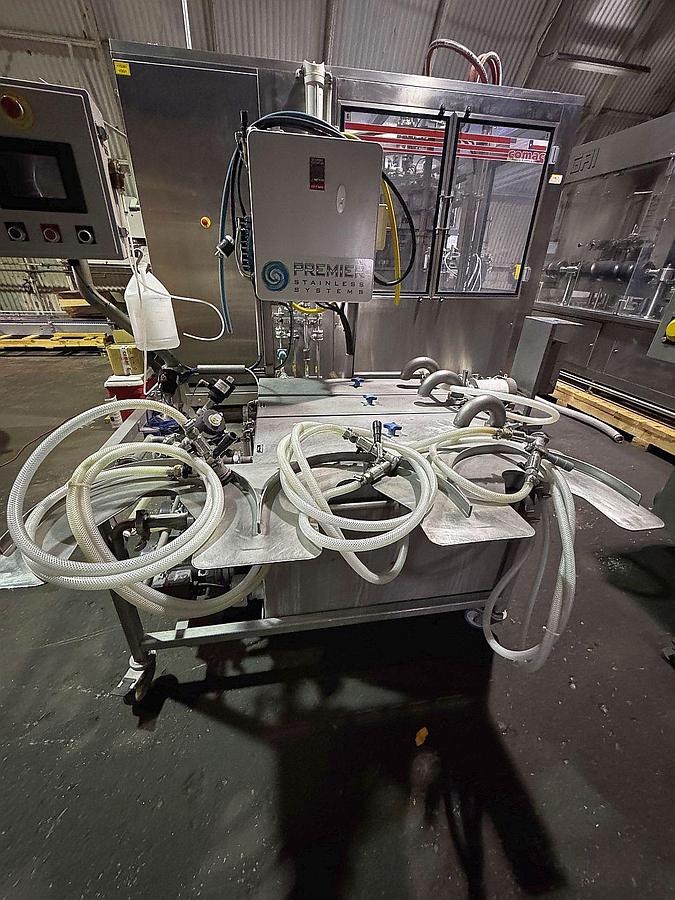 Used Used Premier Stainless 3 head keg washer