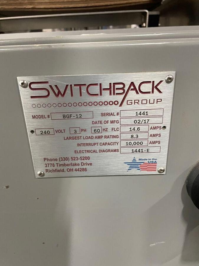 Used Used Switchback BGF-12 Trayformer - 2017