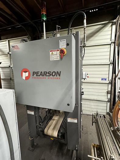 Used Used Pearson Packaging 4/6 Pack carrier erector and stuffer line