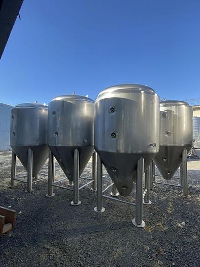 Used (4) Available - Used BSV (Blackstone) 15 bbl unitank fermenters