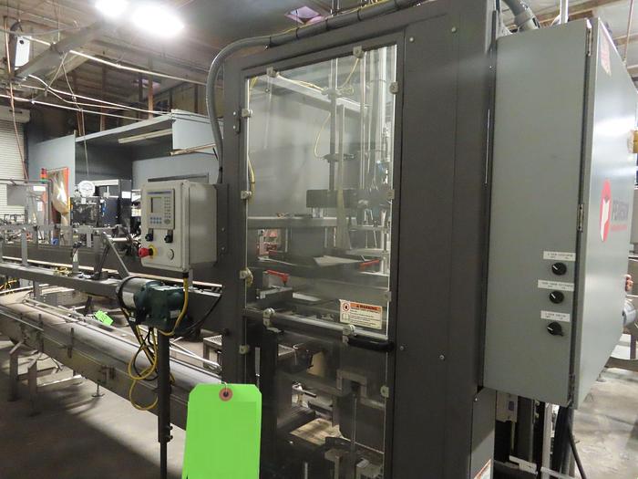 Used Used Pearson Packaging 4/6 Pack carrier erector and stuffer line