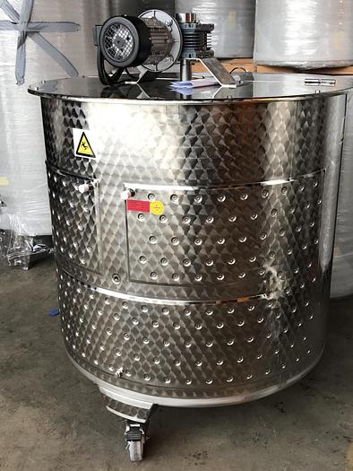 New Stock Letina 265 Gallon / 1000L Jacketed Mix Tank With Wheels