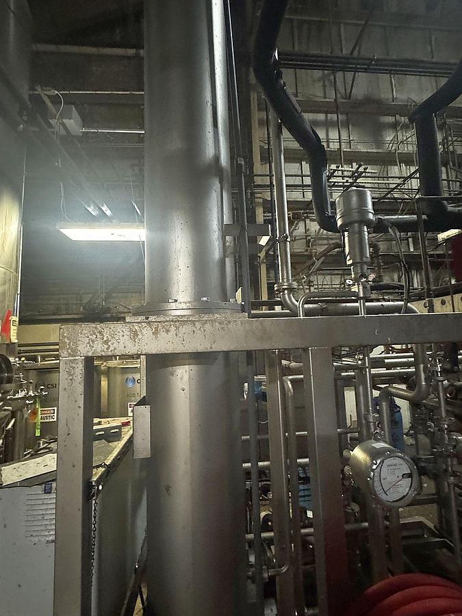 Used 2019 COROSYS FPS/HWD 45 HOT WATER DEAERATION & FLASH PASTRURIZATION SYSTEM