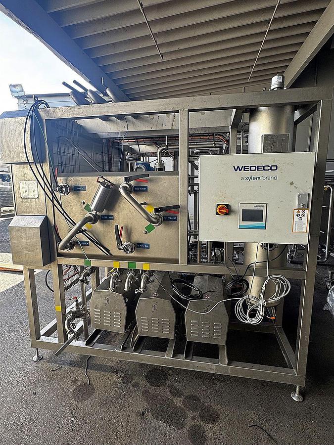 Used 2019 COROSYS FPS/HWD 45 HOT WATER DEAERATION & FLASH PASTRURIZATION SYSTEM