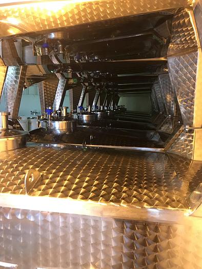 New Stock Letina 396 Gallon / 1500L Jacketed Square Storage Tote Tank