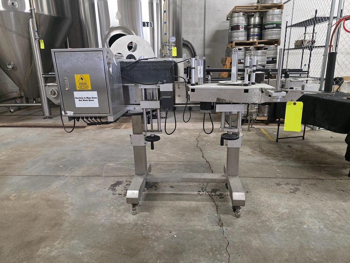 Used Used Pack Leader Model PL501 inline labeler