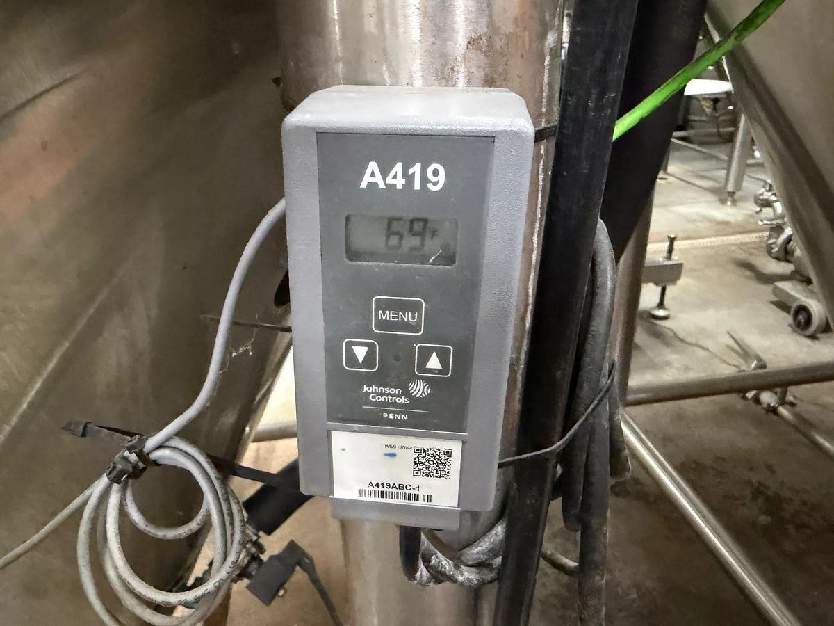 Used (3) Available - Used GW Kent 15bbl / 465Gal jacketed fermenters / storage tanks