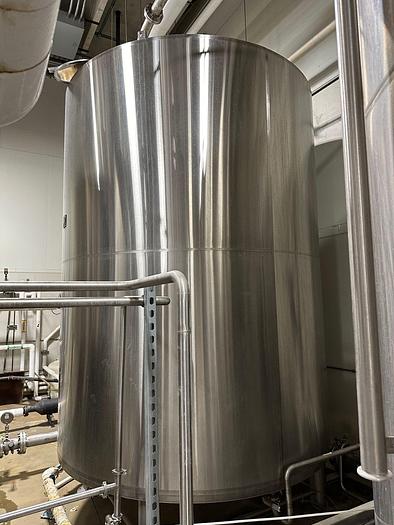 Used Used Newlands jacketed 100bbl (Approx 3100 Gal) Hot Liquor Tank