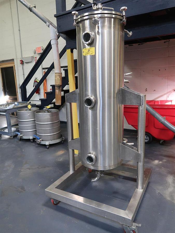 Used Mobile Hop Cannon - Stainless Hop Tank