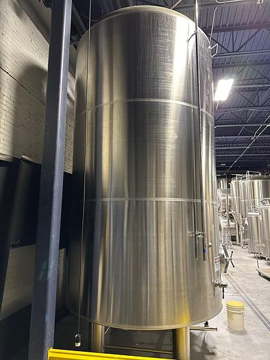 Used (2) Available - Prospero 120 bbl Jacketed Brite Tank