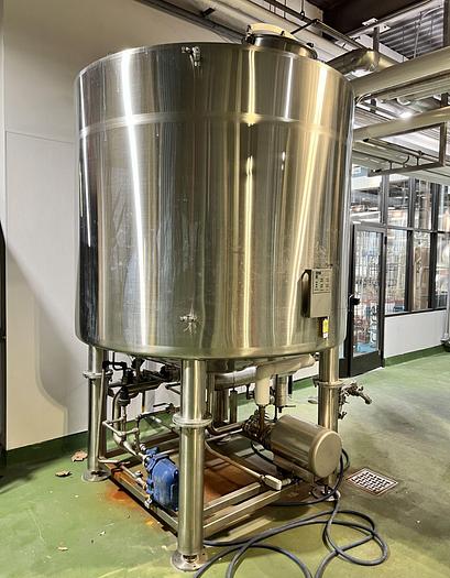 Used Used Lehui 15 bbl skid mounted steam brewhouse