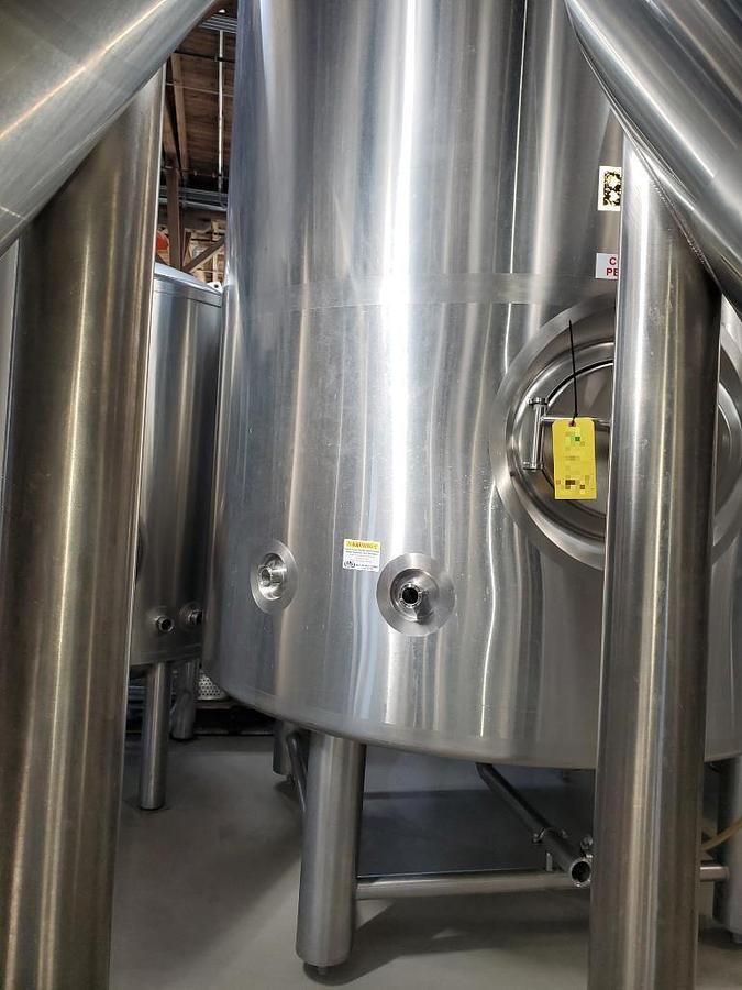 Used (4) Available - Used ABE American Beer Equipment 30 bbl / 930 Gal jacketed brite tank
