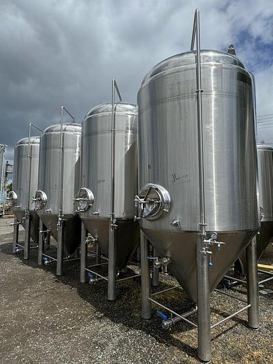 Used (4) available - Used Glacier 30 bbl/930 Gal fermenters