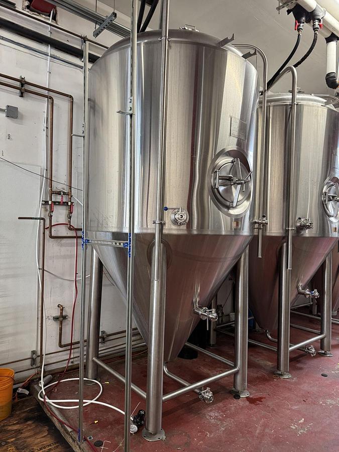 Used (4) Available - Used PBST Pacific Brew 30 bbl / 930Gal conical fermenters