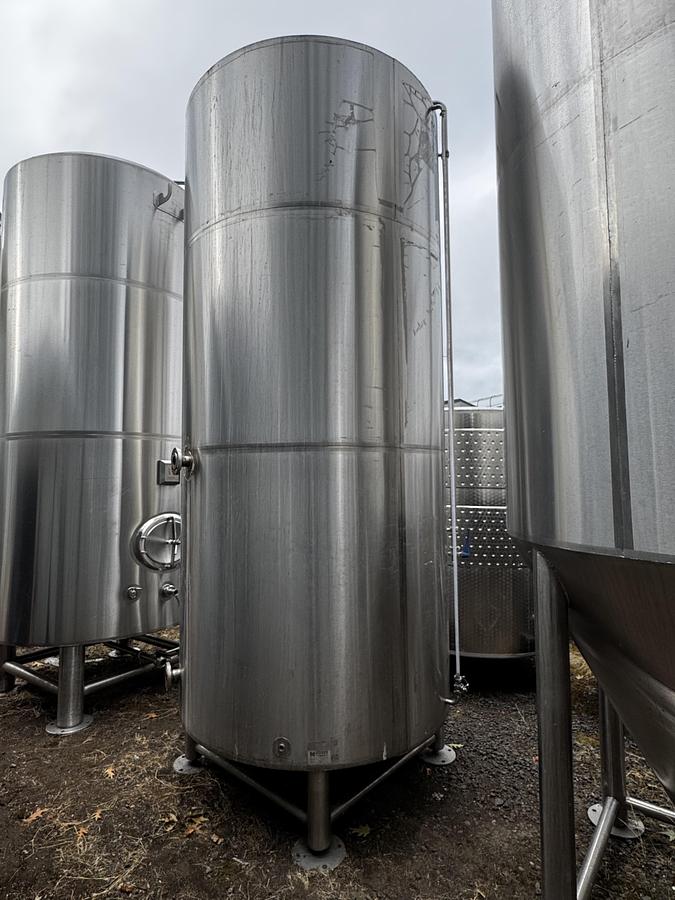 Used (1) Available - Used Marks Fabrication 60 bbl / 1860Gal jacketed hot liquor tank / storage tank