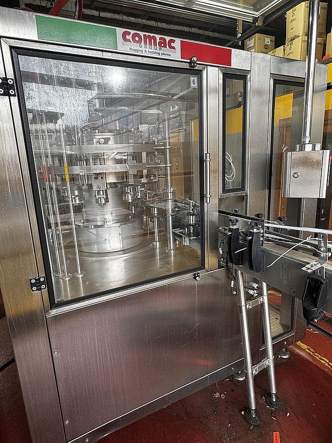 Used Comac 8/1 Can Filler/ Seamer