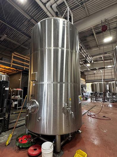 Used Used Marks Fabrication 120bbl / 3720 Gallon jacketed brite tank