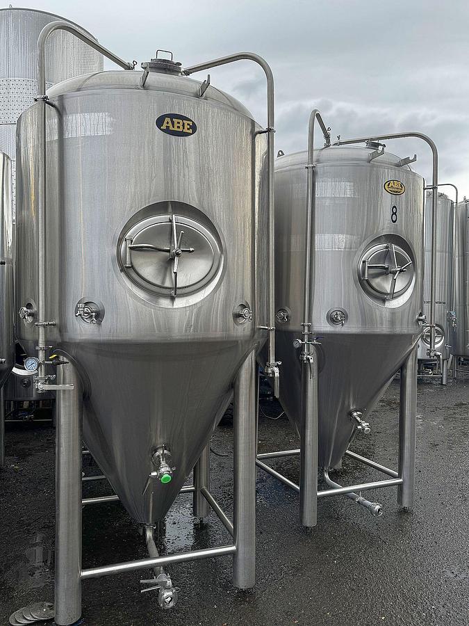 Used (2) Available - Used ABE 20 bbl Unitank Fermenters