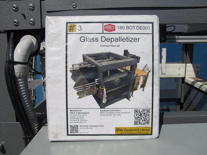 Used Used SKA Snodgrass Glass Depalletizer