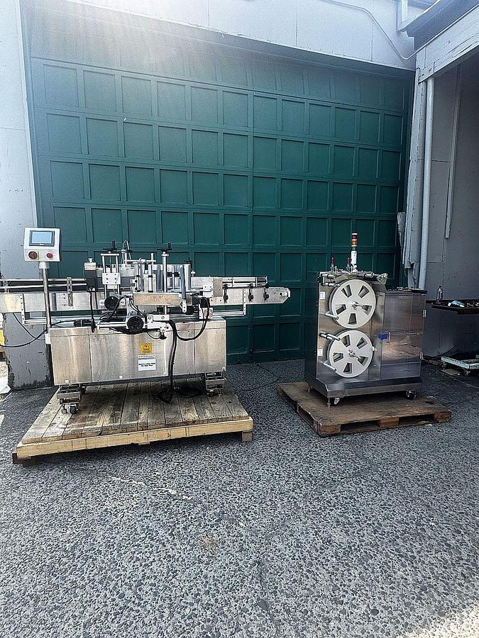 Used Used Pack Leader PRO 516 pressure sensitive labeler
