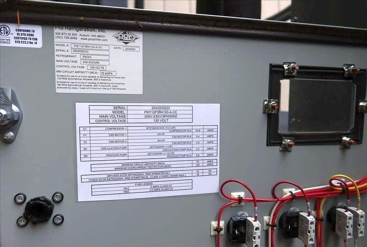 Used Used PRO Refrigeration PM112F3R4100-A-VC