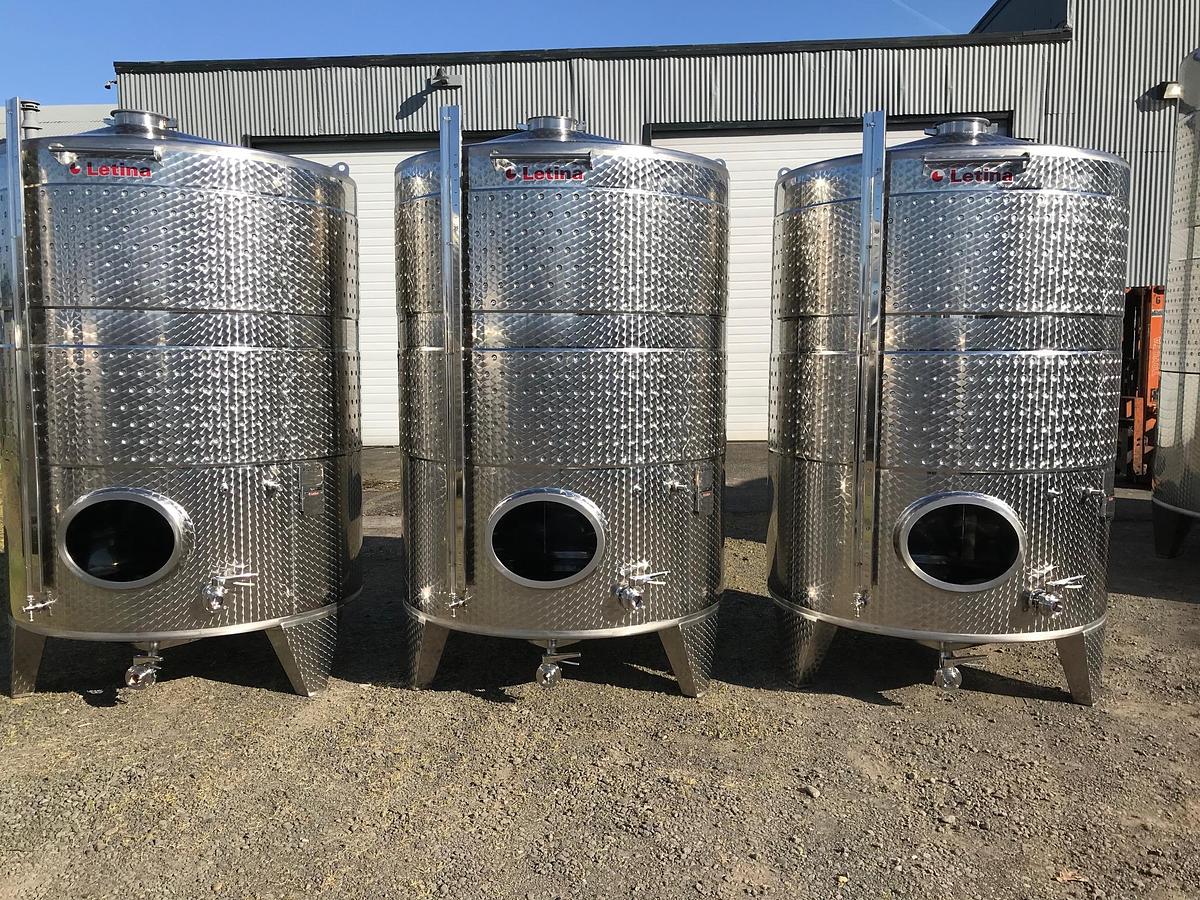 New Stock - Letina 1320 Gallon / 5000L Jacketed closed tank