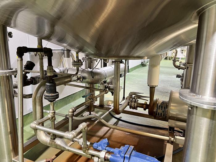 Used Used Lehui 15 bbl skid mounted steam brewhouse