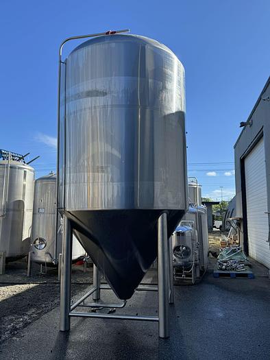 Used (1) Avaialable - Used ABE 90 bbl jacketed conical fermenter