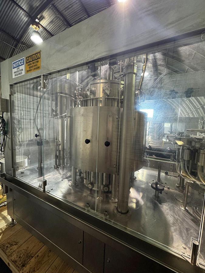 Used Used GAI 3003A Bier 12 Valve Monoblock Rinser Filler Crowner