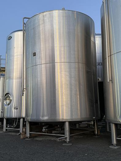 Used 2 Available - Used Newlands 3100 Gallon (100bbl) insulated and clad storage/fermenter