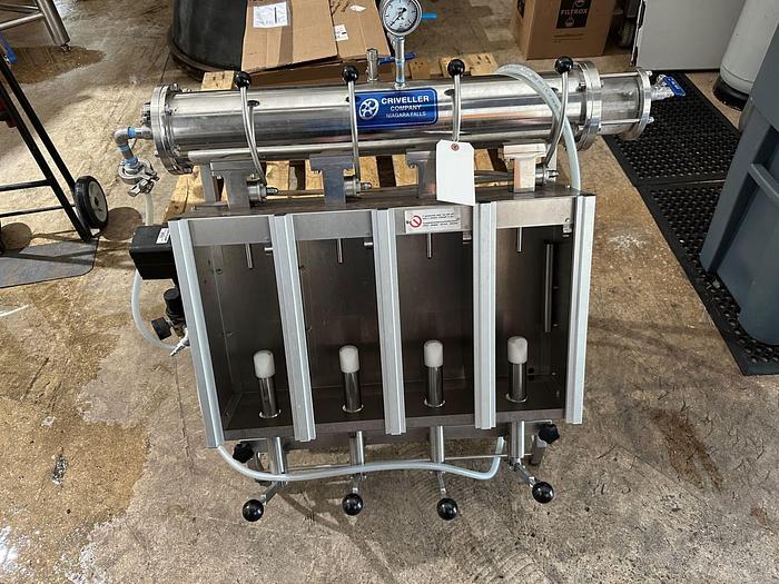 Used Used Criveller manual carbonated bottle filler - 4 head