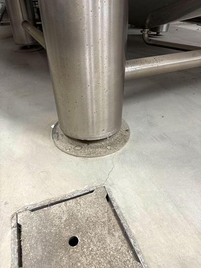 Used (2) Available - Used Apex 100 bbl / 3300 gallon jacketed brite tanks