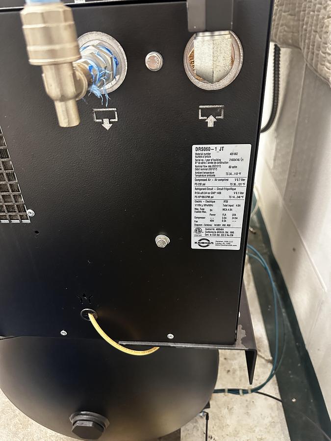 Used Used Kaishan 15 hp rotary screw compressor