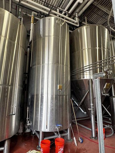 Used Used Marks Fabrication 90 bbl jacketed Hot Liquor Tank