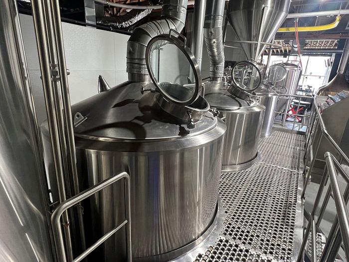 Used Used 15 bbl Direct Fired Brewhouse