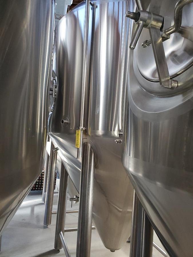 Used (1) Available - Used ABE 30 bbl / 930 Gal jacketed fermenter